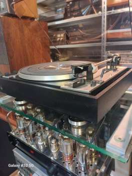 DUAL CS 601 belt drive großer Teller schwarz mit Shure V15 III